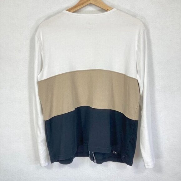 Blair Colorblock Embroidered Giraffe Button Up Long Sleeve Shirt Size Med - Picture 4 of 7